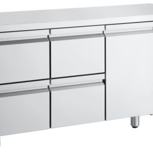 Kylbänk Inomak PNRP229, 1 dörr 4 Lådor GN1/1, R290
