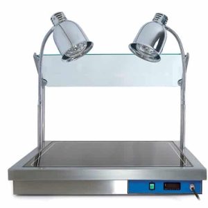 Steakhouse  station med nysskydd, 3x GN 1/1 med 2 halogenlampor