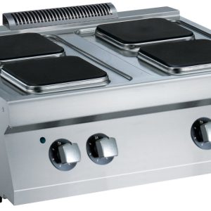 Zanussi Modular Elspis. Bänkmodell. 800mm. 4 fyrkantiga plattor (4×2,6kW)