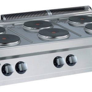 Zanussi Modular Elspis. Bänkmodell. 1200mm. 6 runda plattor (6×2,6kW)