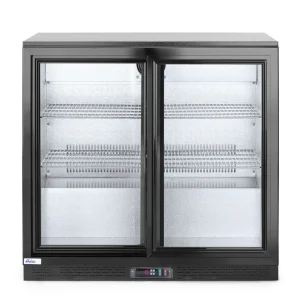 Barkyl Arktic med 2 skjutbara glasdörrar, 198 liter. Mått: 900x520x865mm