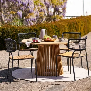 Lorca matbord teak naturfärgad 120 cm