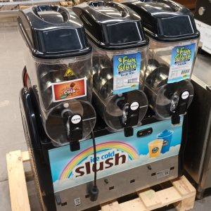 Begagnad Slushmaskin GBG Spin 12-3, 3×12 liter. Mått: 680x500x830mm