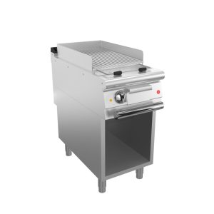 Elektrisk girll BARON Q70SGV/E400 till kött, Rostfri stål 304, på öppet stativ, 400x700mm, 4kW