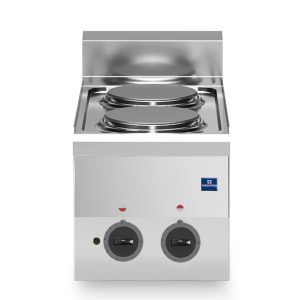 Elektrisk spishäll med 2 plattor, 400V, 4,0kW
