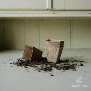 Kruka i papp, fyrkantig