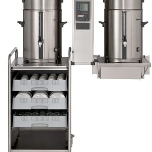 Urnbryggare Bravilor Bonamat B40 W väggmodell med 1 bryggpelare och 2 behållare på 40 liter. 400V