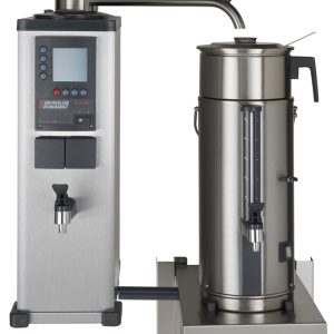 Urnbryggare Bravilor Bonamat B5 HW W L/R väggmodell med 1 bryggpelare 1 behållare på 5 liter och hetvattenkran. 400V