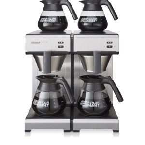 Kaffebryggare Bravilor Bonamat Mondo Twin, 4 Kannor. Manuell vattenpåfyllning