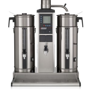 Urnbryggare Bravilor Bonamat B5 HW Bordsmodell med 1 bryggpelare 2 behållare på 5 liter och hetvattenkran. 400V
