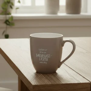 Mugg "förskolelärare", beige
